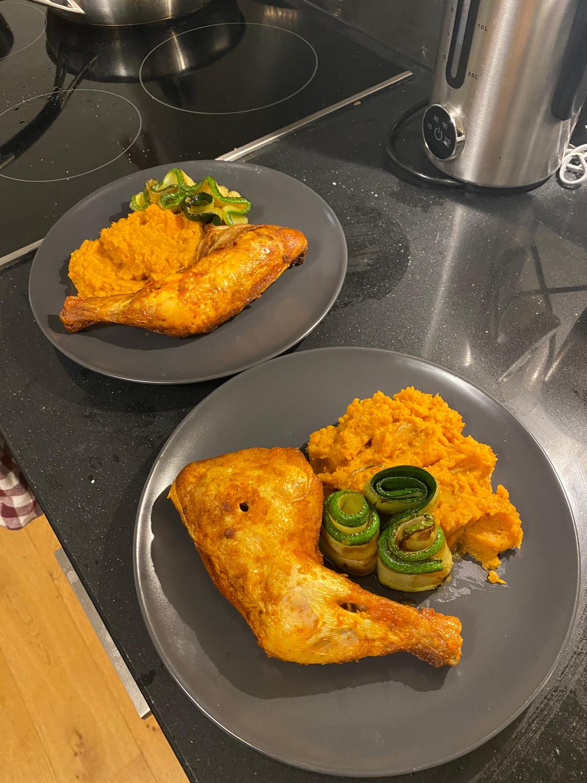 Gebraden kip uit de oven